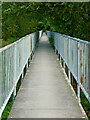 Raised walkway across the River Penk near Stafford