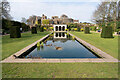 Pond in front of Walmer Castle