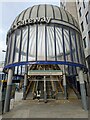 Main entrance and surrounding building for Tower Gateway DLR station