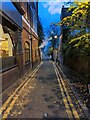 Cross Lane alongside the Great Northern Railway Tavern