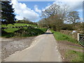 Lane near Winscombe Water Bridge