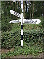 Signpost at Easton Town