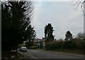 Looking from Dinsdale Close into Coley Avenue