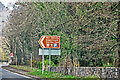 Sign for Loggerheads Country Park