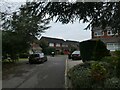 Looking from Coley Avenue into Dinsdale Close