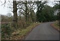 Public footpath off Warbage Lane