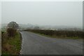 Wintery showers on Swindon Lane