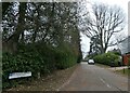 Looking from Heathside Road into Bracken Close