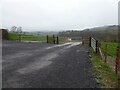 Access gates to new building at Middle Garth