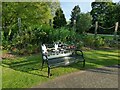 ST2224 : War memorial bench in Vivary Park by Stephen Craven