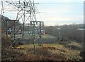 Pylon and electricity sub-station