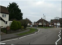 TQ0058 : Approaching the junction of Heathside Crescent and Oriental Road by Basher Eyre