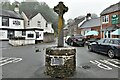 Laugharne Castle: New cross erected on an old base (1911)