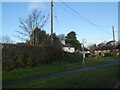 Bus stop with timetable, Hadnall, by A49