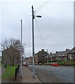 NS2675 : New lampposts on Murdieston Street  by Thomas Nugent