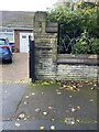 Location of OS Cut Mark - Bury, Bury Cemetery Wall