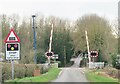 Level crossing on Betteras Hill Road