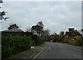 Looking north-northwest along West Hill Road