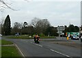 Roundabout at the junction of Guildford and Eglwy Roads with Wych Hill Lane (C)