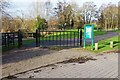 New entrance gates, Springfield Park, Kidderminster, Worcs