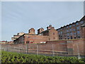 The rear of the Flaxmill Maltings building in Shrewsbury