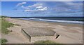 Buried pillbox, Whitelinks Bay, Aberdeenshire