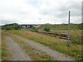 Disused railway lines near Kenfig Industrial Estate