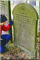 SK2164 : Grave of John Millington, railway navvy, Youlgreave Churchyard by Richard Bird
