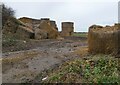 Rather soggy stacks of hay,  Luddenham