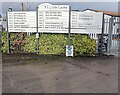 Little Castle Business Park information boards, Raglan