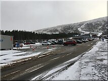 NN2652 : Parking area for Glencoe Mountain Resort by Steven Brown