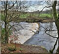 Weir on River Goyt from Woodbank Memorial Park