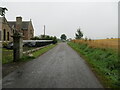 Minor road beside the former Nigg School