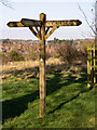 Coulsdon : signpost, Farthing Down