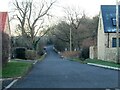 Approach to the main road from Woodhouse Farm