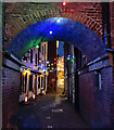 Christmas lights on Harp Lane in Ludlow