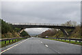 A typical road bridge over the A55, near Bangor