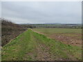 Distant views towards the Clee Hills from above the Severn Valley above Hampton Loade