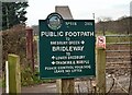 Peak & Northern Footpaths Society sign #518