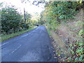 Road (B7009) leaving the confines of Ettrickbridge