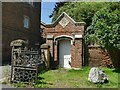 St Mary Magdalene, Taunton - door in the churchyard wall