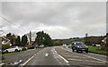 Cars and houses on the A370