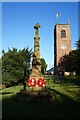 SJ7770 : War memorial at St Luke's Church, Goostrey by Ian S