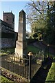 SJ8067 : War memorial on Church Lane, Swettenham by Ian S