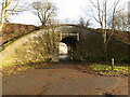 Bridge under an old railway