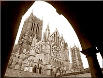 SK9771 : Lincoln Cathedral by Phil Brandon Hunter