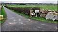 NY4935 : Entrance road to Holme View, Plumpton Hall and The Mill from west side of A6 by Roger Templeman