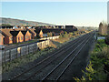 SO9241 : Railway from the footbridge, Eckington by Chris Allen