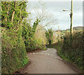 Lane junction near Ringmore