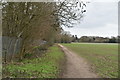 TQ7257 : Footpath by Dog Kennel Wood by N Chadwick